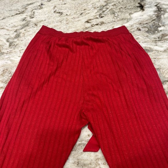 Abercrombie & Fitch Women Sweatpants Medium Red Viscose B Drawstring Jogger - Picture 7 of 8
